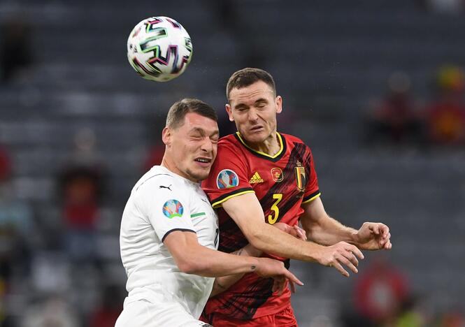 Euro 2020 ketvirtfinalis: Belgija – Italija 1:2