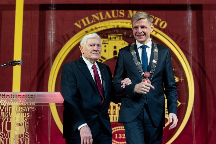 Vilniaus garbės piliečio vardo suteikimo prezidentui V. Adamkui ceremonija