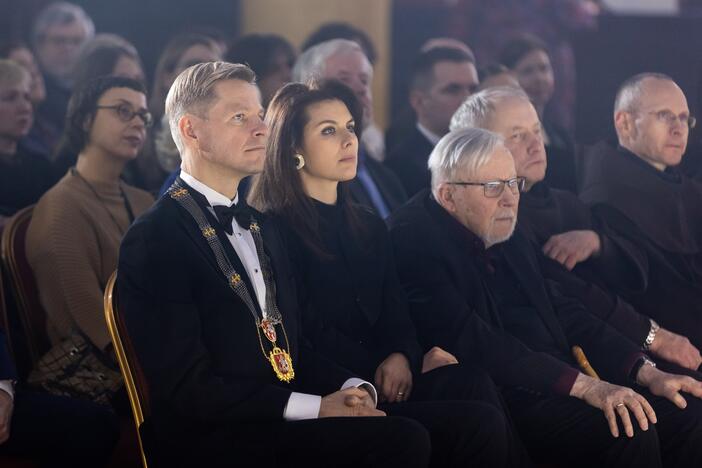 Vilniaus miesto garbės pilietės vardo suteikimo rašytojai K. Sabaliauskaitei ceremonija