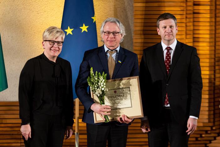 Vyriausybės kultūros ir meno premijų laureatų apdovanojimų ceremonija