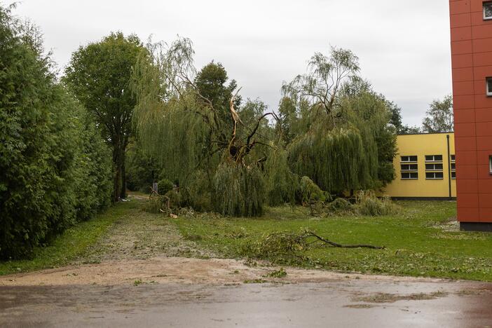 Audros padariniai Žagarėje