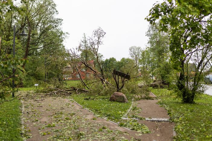 Audros padariniai Žagarėje