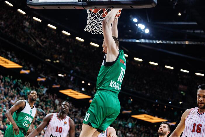 Eurolyga: Kauno „Žalgiris“ – Pirėjo „Olympiacos“ 76:95