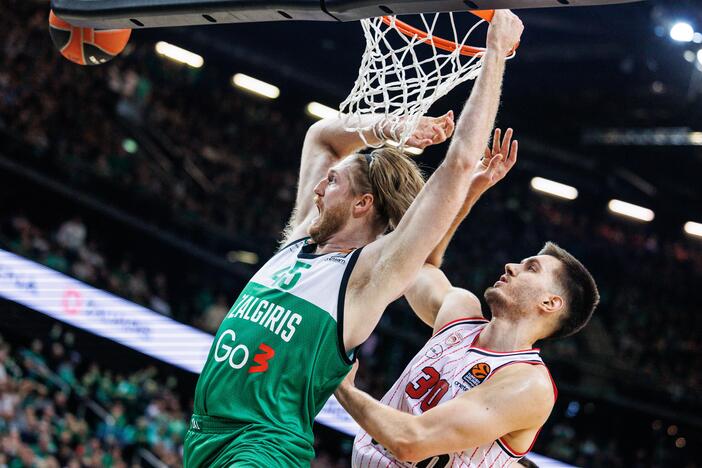 Eurolyga: Kauno „Žalgiris“ – Pirėjo „Olympiacos“ 76:95