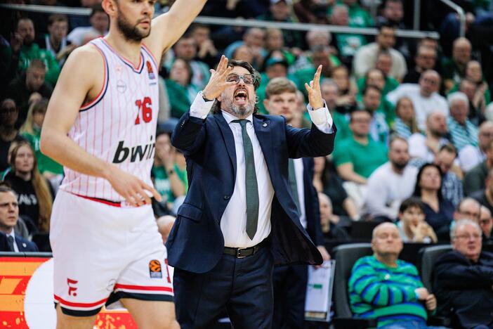 Eurolyga: Kauno „Žalgiris“ – Pirėjo „Olympiacos“ 76:95