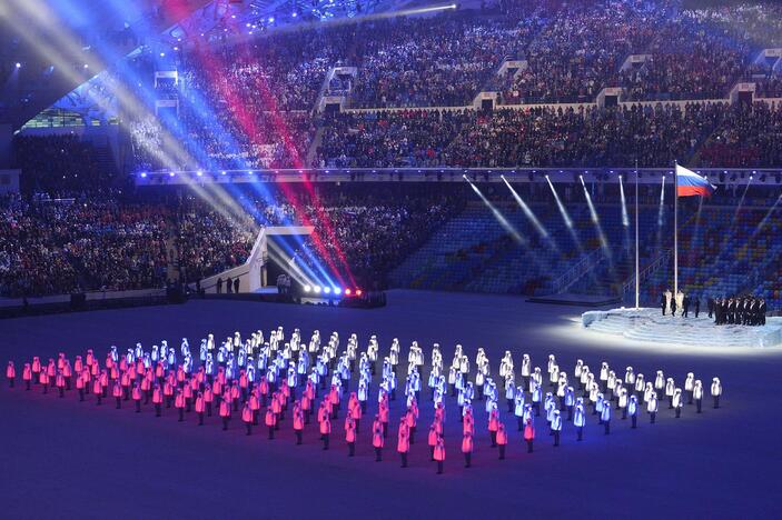 Sočio olimpinių žaidynių atidarymo ceremonija