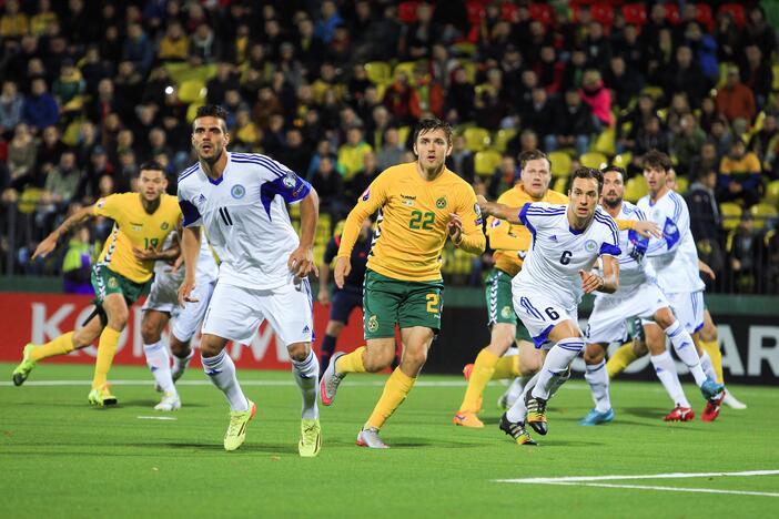 Europos futbolo čempionato atranka: Lietuva - San Marinas 2:1