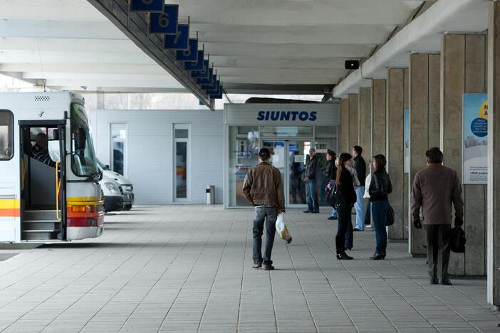 Vilniaus autobusų stotyje peiliu sužalotas žmogus