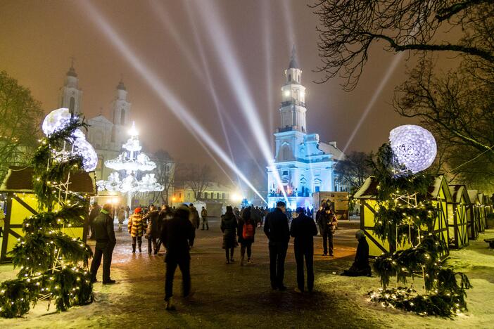 Kaunas pasitinka 2015-uosius su euru kišenėje