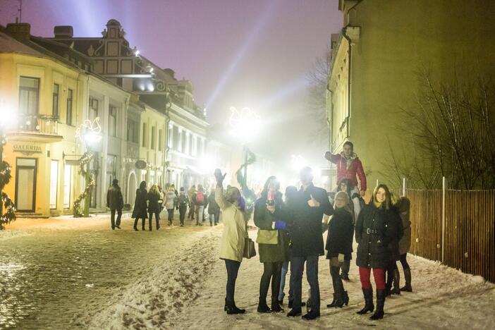 Kaunas pasitinka 2015-uosius su euru kišenėje