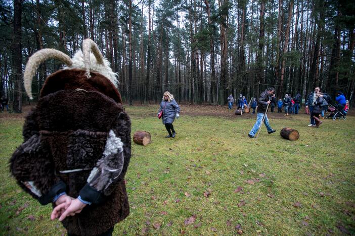 Rumšiškėse sudegino kalėdinį blukį