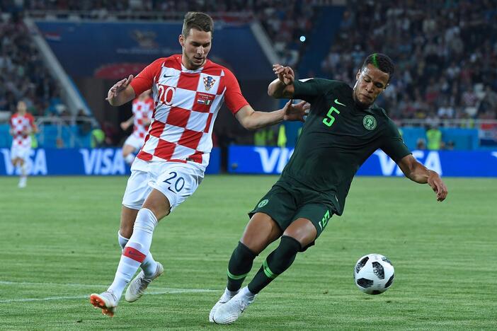 Kroatijos futbolininkai nugalėjo Nigeriją