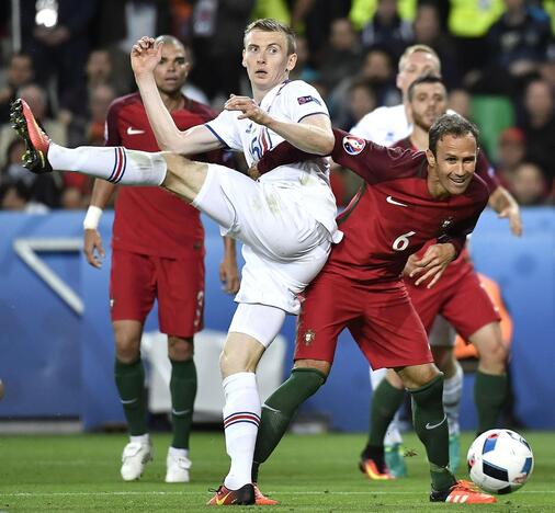 Euro 2016: Portugalija - Islandija 1:1