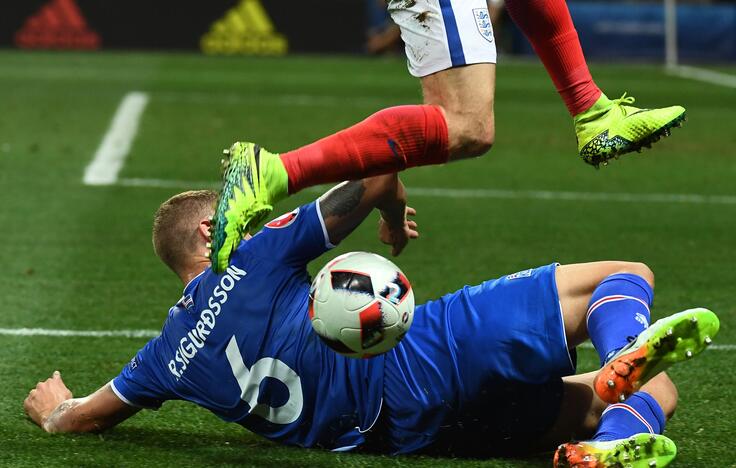 Euro 2016: Islandija - Anglija 2:1