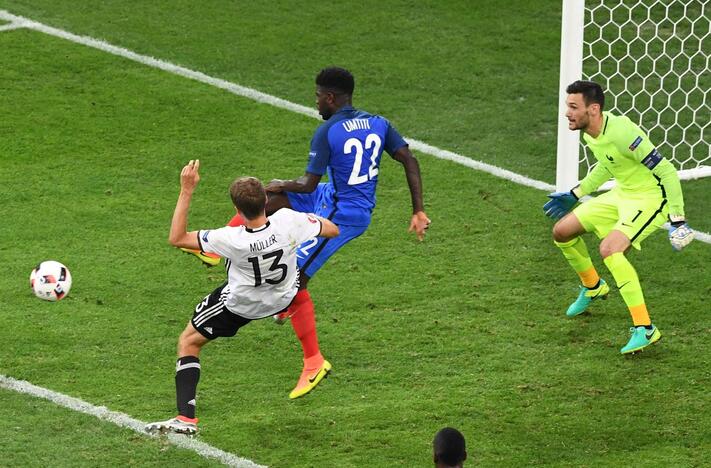 Euro 2016: Prancūzija - Vokietija 2:0