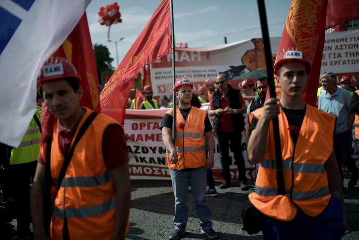 Tarptautinės darbo dienos protestai pasaulyje