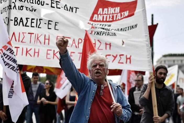 Tarptautinės darbo dienos protestai pasaulyje