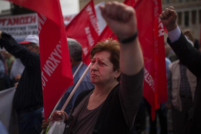 Tarptautinės darbo dienos protestai pasaulyje