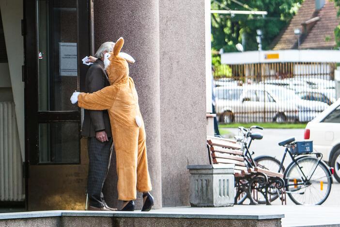 Apsikabinimų diena Kauno klinikose