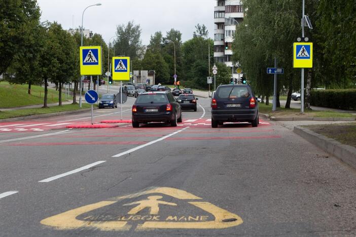 Šeškinėje atsirado nauja moderni pėsčiųjų perėja