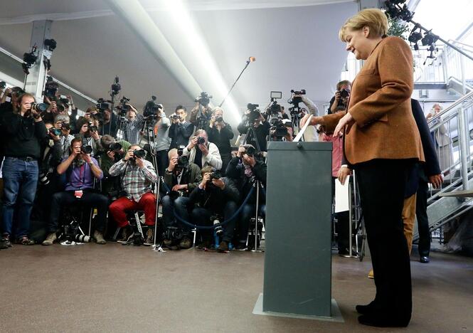 Rinkimus Vokietijoje laimėjo A. Merkel partija