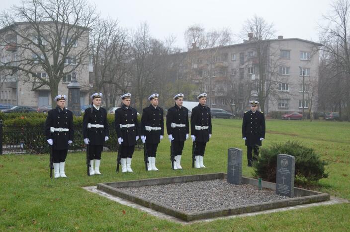 Karių pagerbimas Klaipėdos Vitės kapinėse