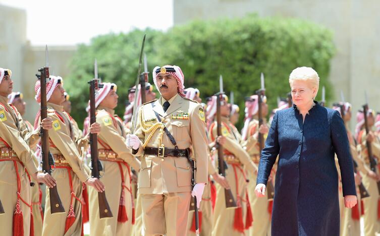 D. Grybauskaitė susitiko su Jordanijos karaliumi