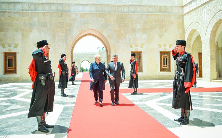 D. Grybauskaitė susitiko su Jordanijos karaliumi