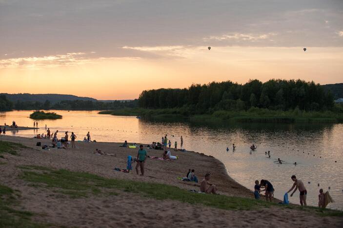 Kauno paplūdimiai savaitgalį