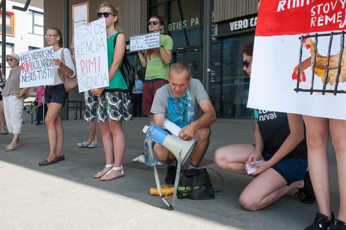 Vištų gynėjų protestas Kaune