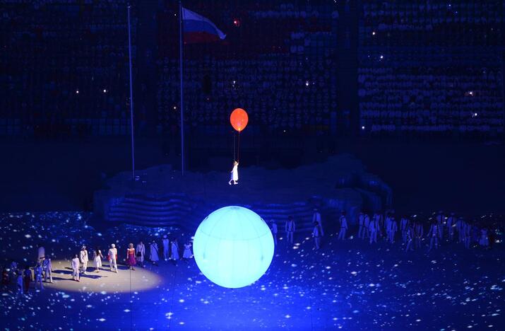 Sočio olimpinių žaidynių atidarymo ceremonija