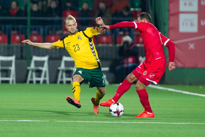 Futbolas: Lietuva - Malta 2:0