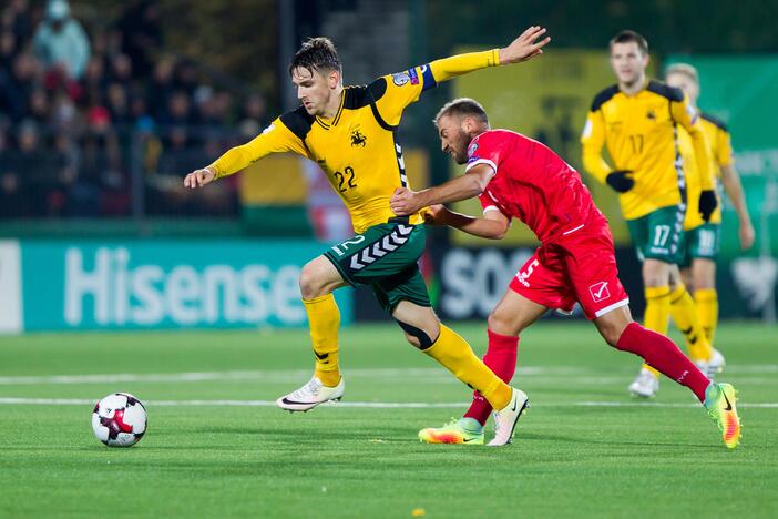 Futbolas: Lietuva - Malta 2:0