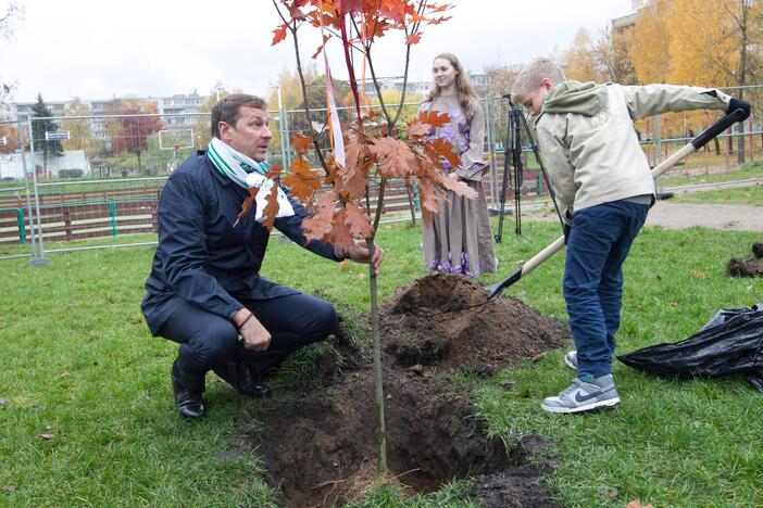 Prie Senvagės gimnazijos statys naują stadioną