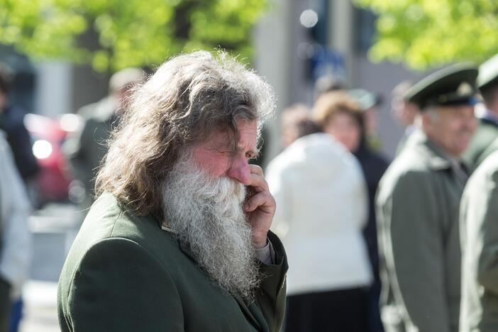 Miškininkų protestas prie Seimo