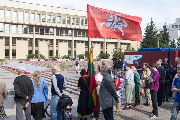 Mitingas „Šalin rankas nuo lietuvių kalbos ir nuo valstybės pamatų!“