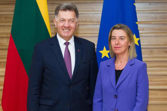 Premjeras susitiko su F. Mogherini