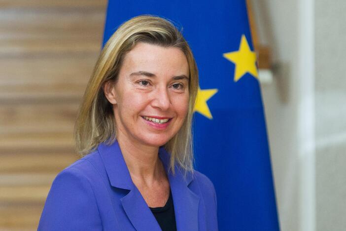 Premjeras susitiko su F. Mogherini