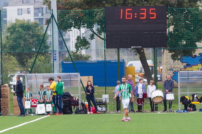 Senvagės gimnazijos stadiono atidarymas