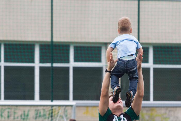 Senvagės gimnazijos stadiono atidarymas