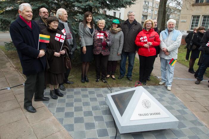 Tbilisio skvero atidarymas Vilniuje