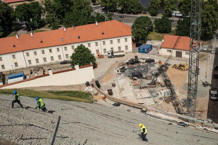 Spaudos konferencija dėl Gedimino kalno tvarkymo