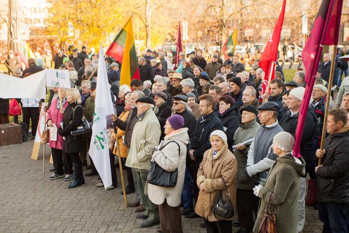 Prie Seimo – ūkininkų protestas