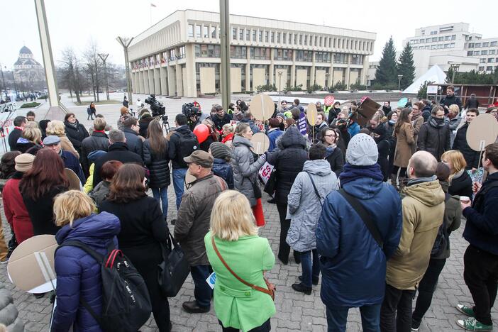 Mitingas prieš abortų draudimą