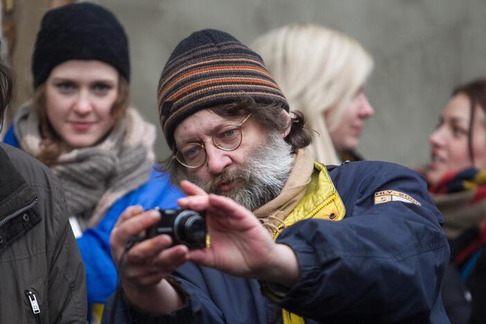 Sostinėje atidengta Užupio Respublikos Konstitucija ukrainiečių kalba