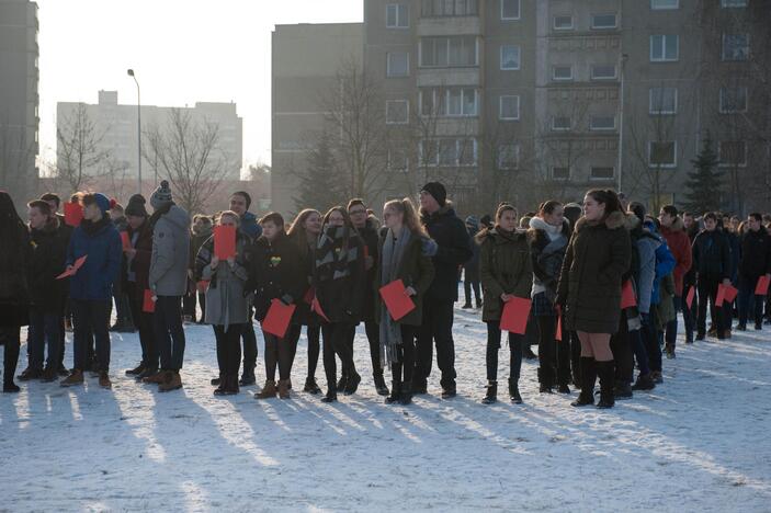 Gimnazistų sveikinimai Lietuvai