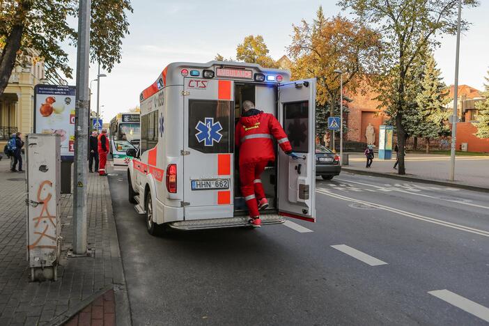 Autobusas kliudė žmogų