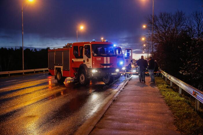 Avarija ant Lideikio gatvės viaduko