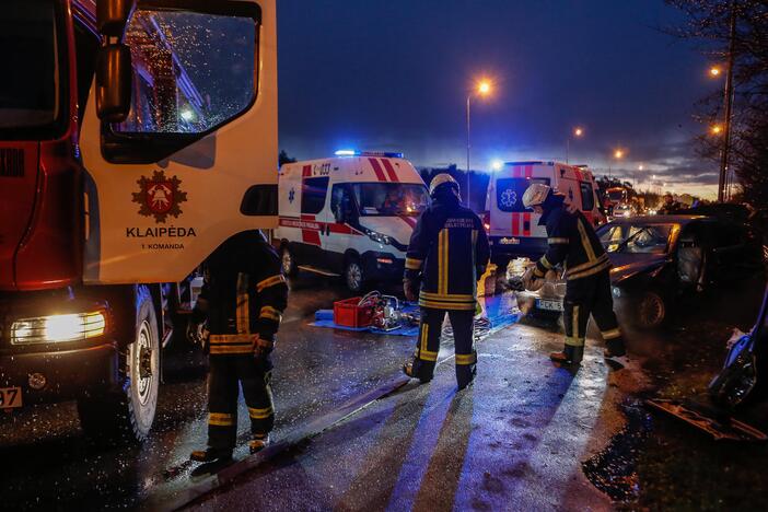 Avarija ant Lideikio gatvės viaduko