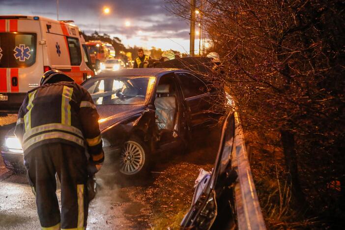 Avarija ant Lideikio gatvės viaduko